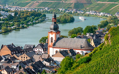 Zell on the Moselle River, Germany